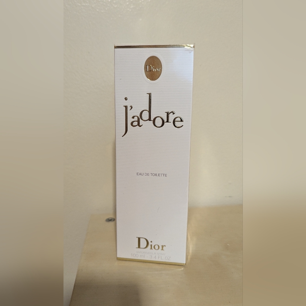 Dior Fragrance Box with White and Gold Design